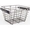 Hardware Resources Chrome Closet Pullout Basket with Slides 14"Dx17"Wx11"H POB1-141711ORB - alternate 1